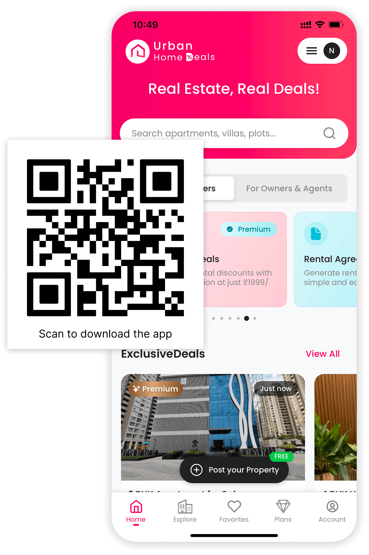 Urban Home Deals Mobile App